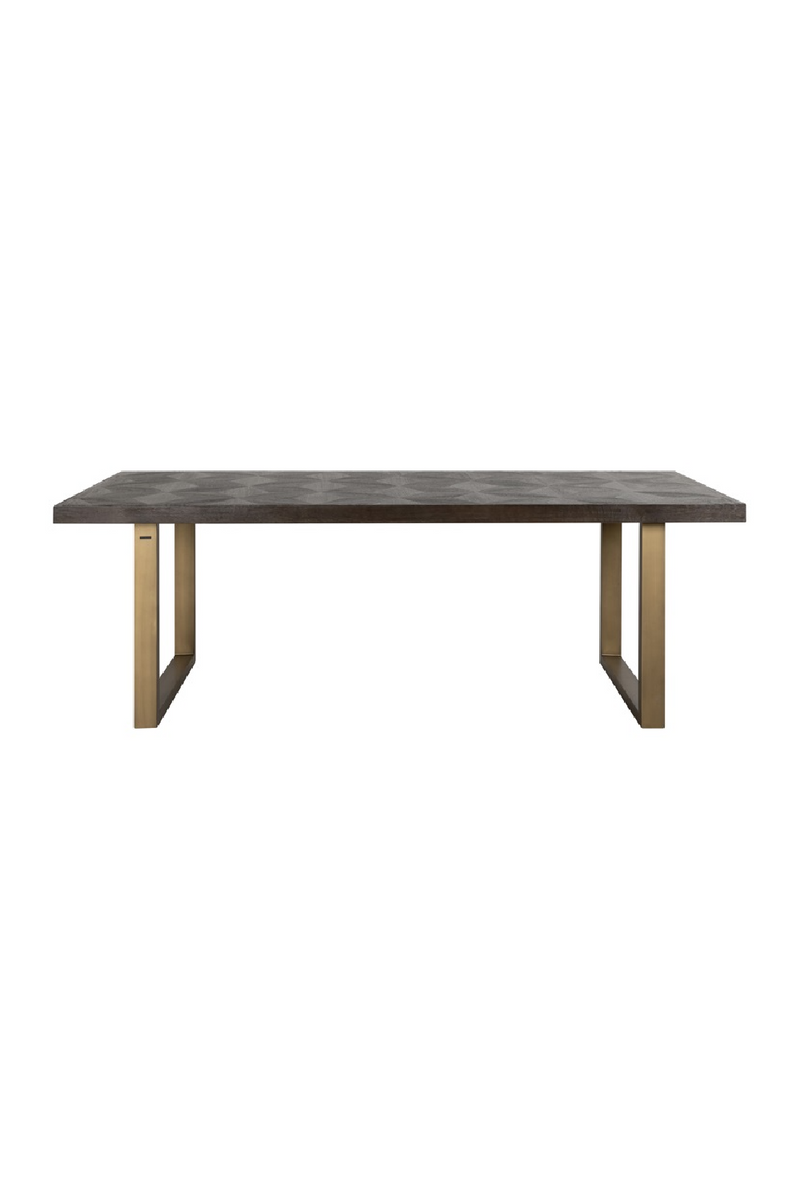 Diamond Patterned Dining Table | OROA Luxor | Woodfurniture.com