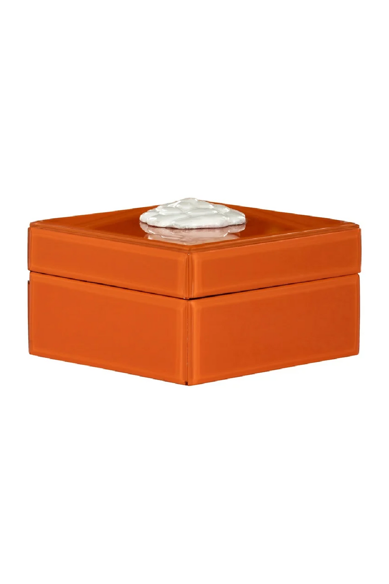 Orange Modern Storage Box | OROA Lunia | Woodfurniture.com