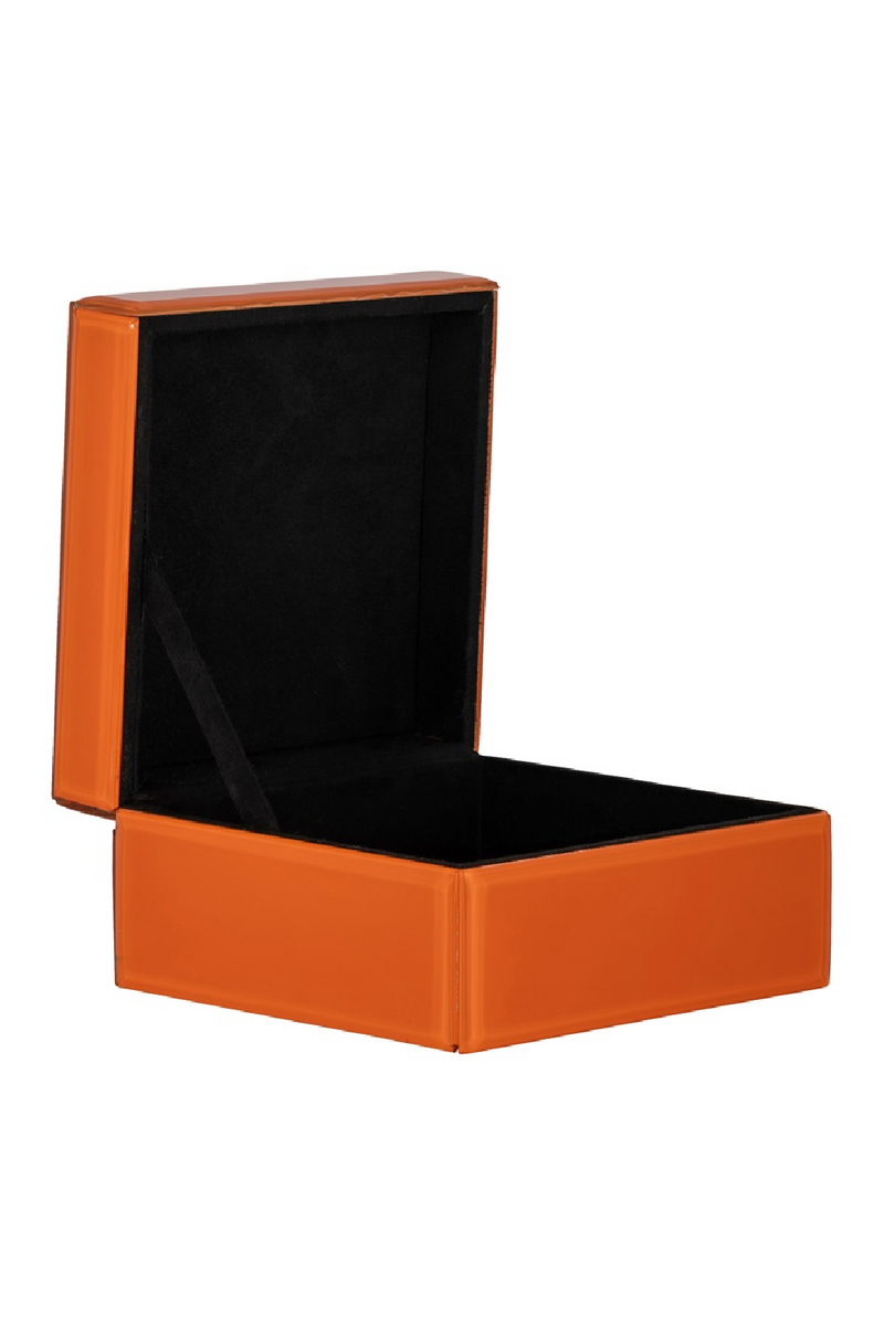 Orange Modern Storage Box | OROA Lunia | Woodfurniture.com