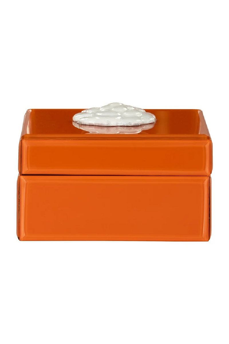 Orange Modern Storage Box | OROA Lunia | Woodfurniture.com