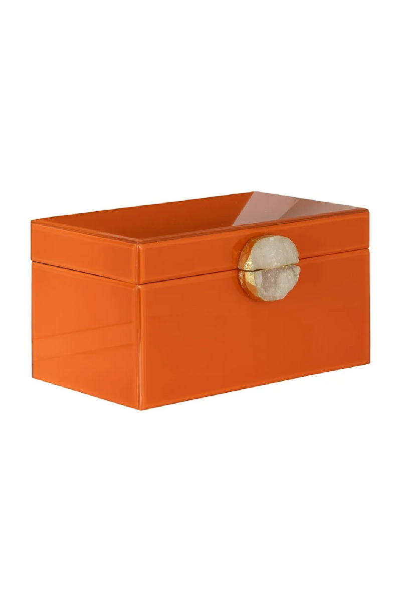 Orange Modern Jewelry Box | OROA Lia | Woodfurniture.com