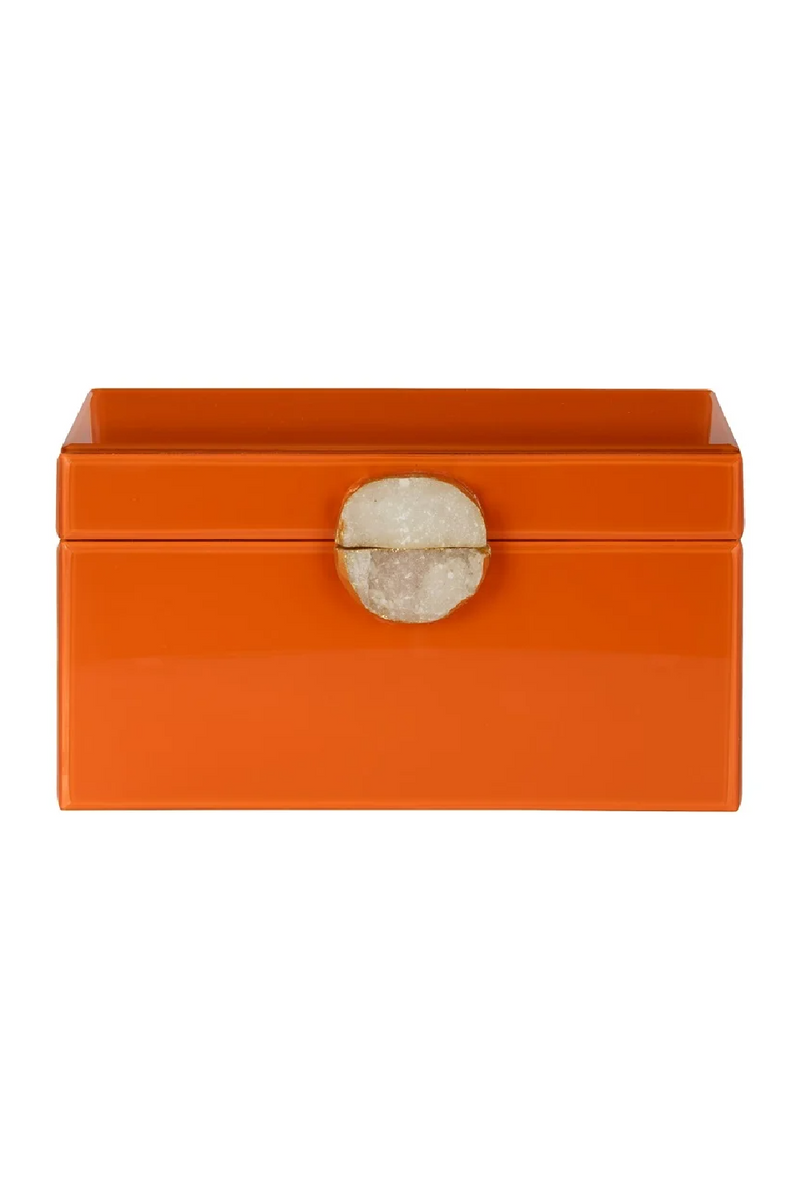 Orange Modern Jewelry Box | OROA Lia | Woodfurniture.com