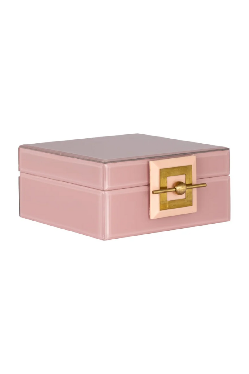 Pink Glass Jewelry Box | OROA Bodine |  Woodfurniture.com