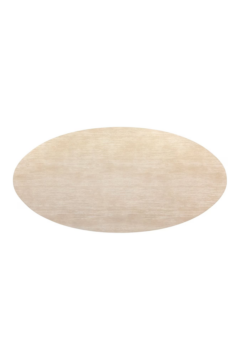 Travertine Organic Dining Table | OROA Fictus | Woodfurniture.com