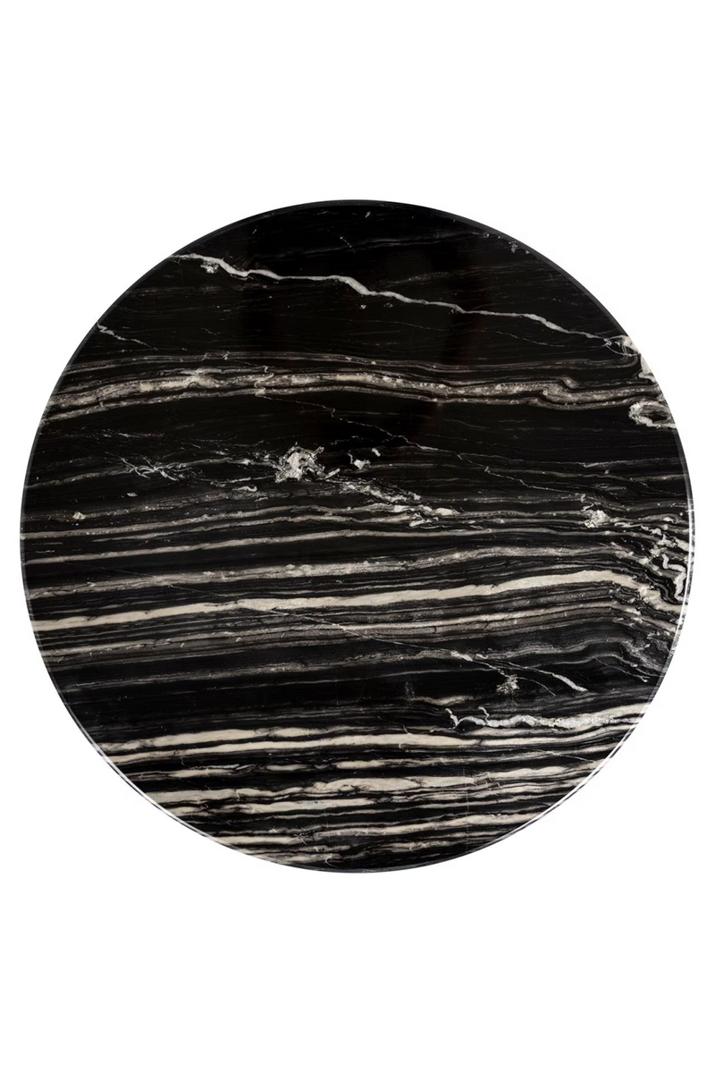 Sleek Black Marble Coffee Table | OROA Bancroft | Woodfurniture.com