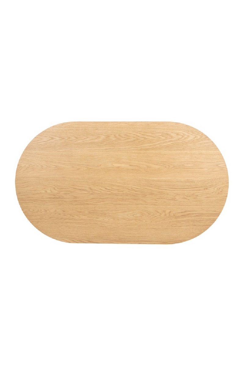 Natural Oak Oval Coffee Table | OROA Belfort | Woodfurniture.com