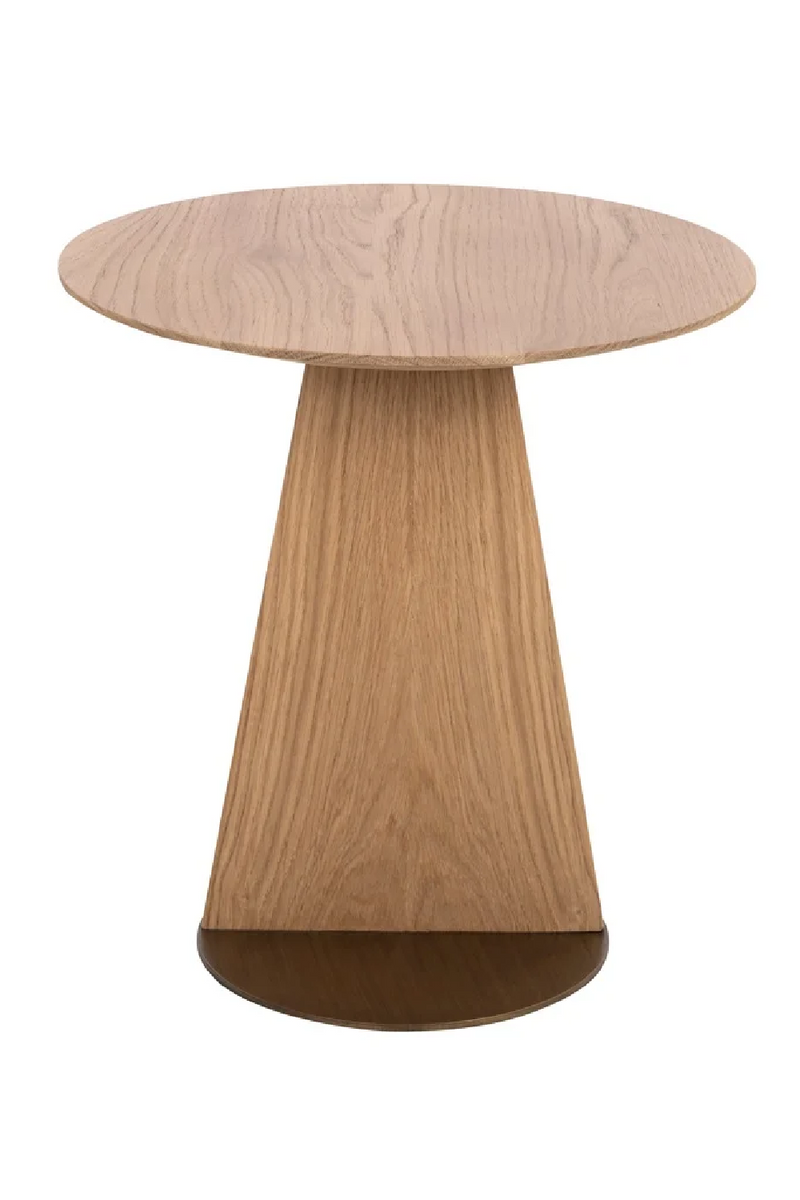 Oak Conical Sofa Table | OROA Belfort | Woodfurniture.com