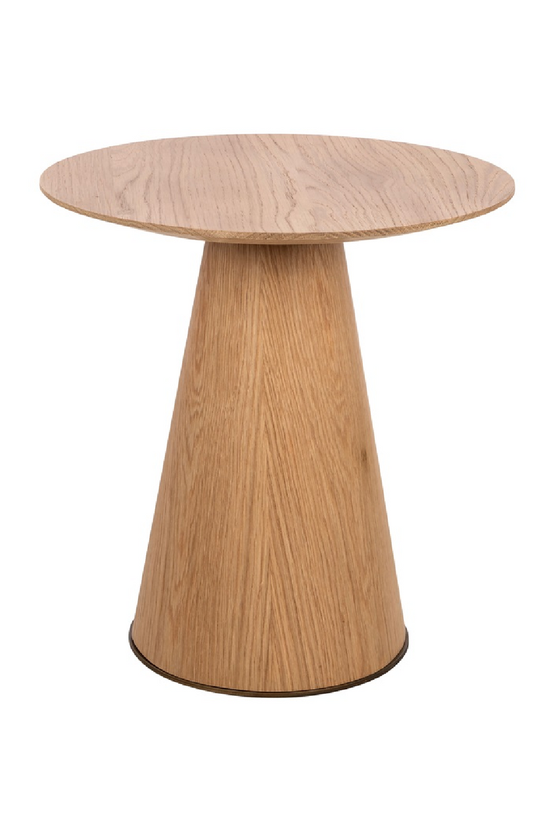 Oak Conical Sofa Table | OROA Belfort | Woodfurniture.com