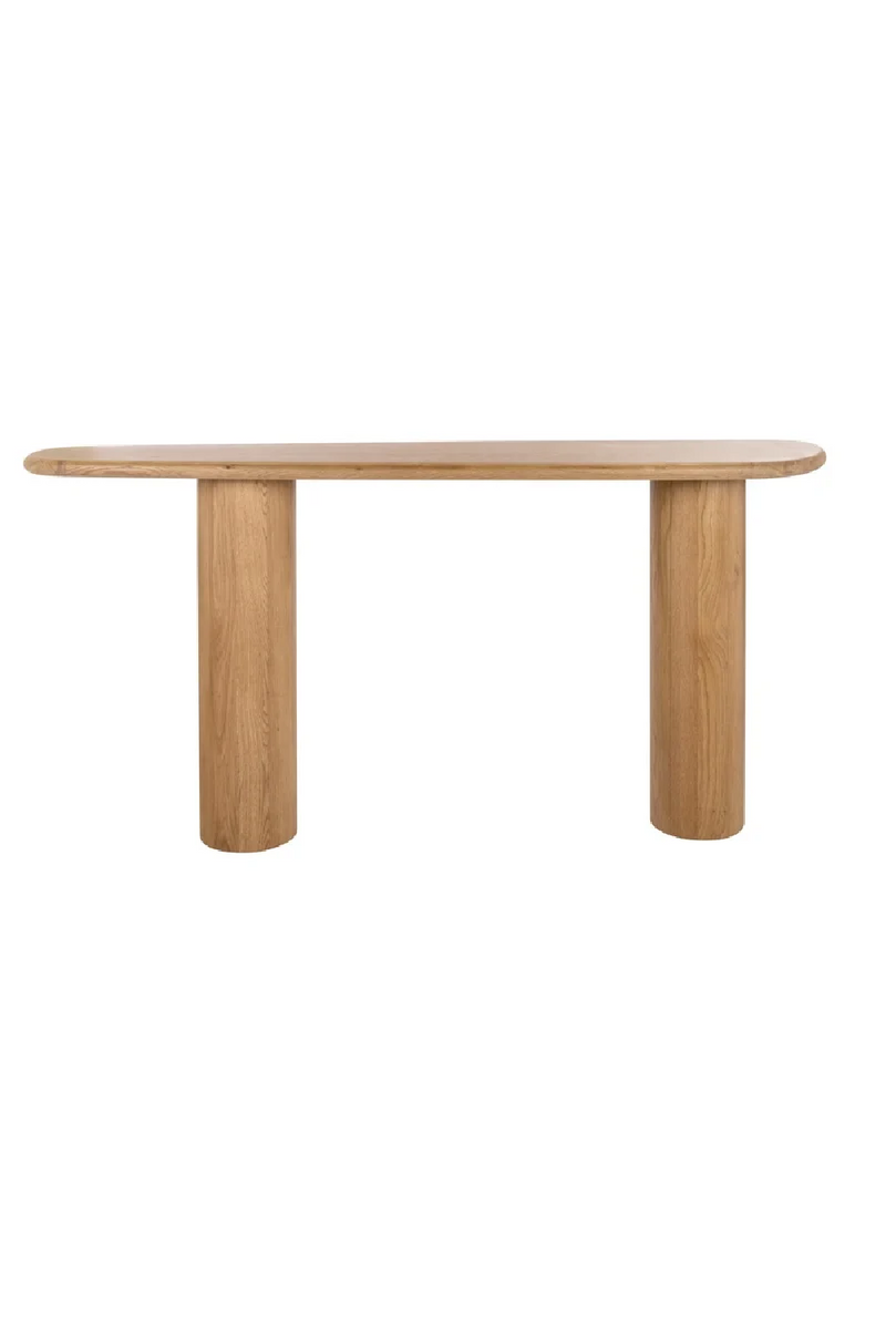 Natural Oak Console Table | OROA Oakley | Woodfurniture.com