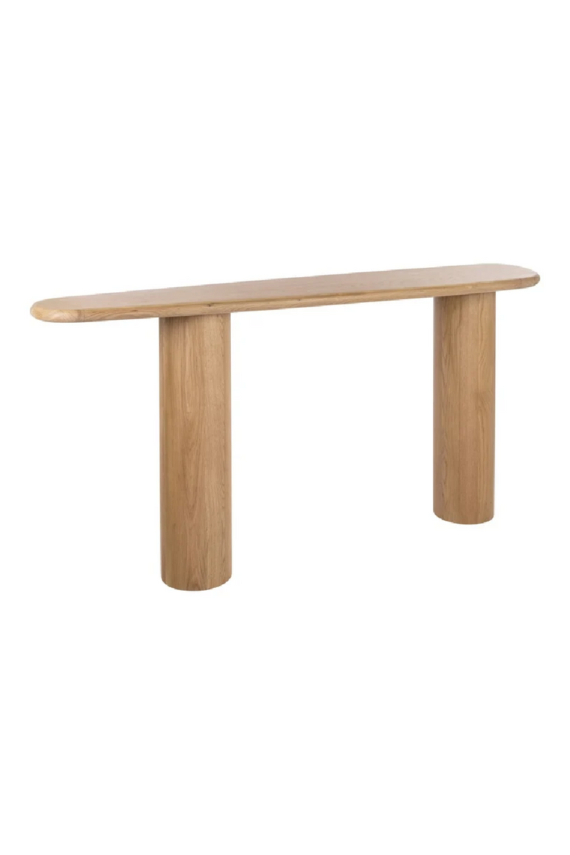 Natural Oak Console Table | OROA Oakley | Woodfurniture.com