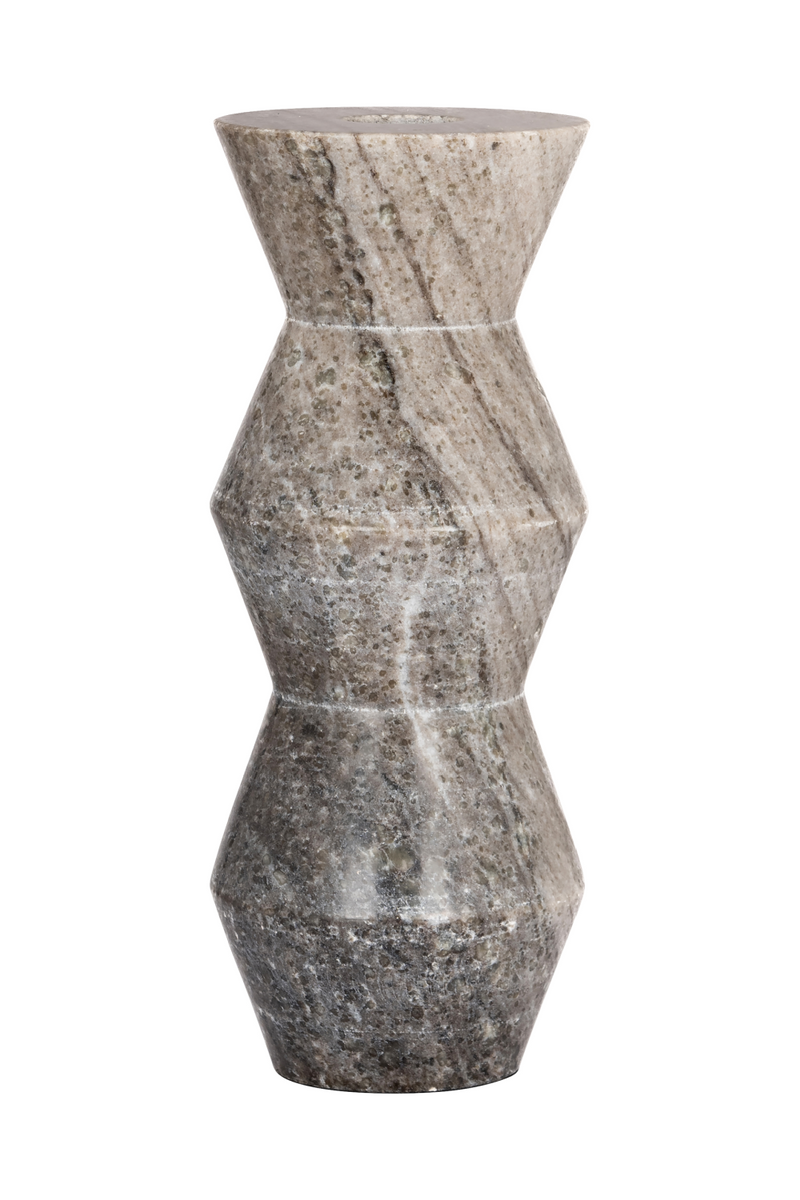 Beige Marble Angular Vase | OROA Sepp | Woodfurniture.com