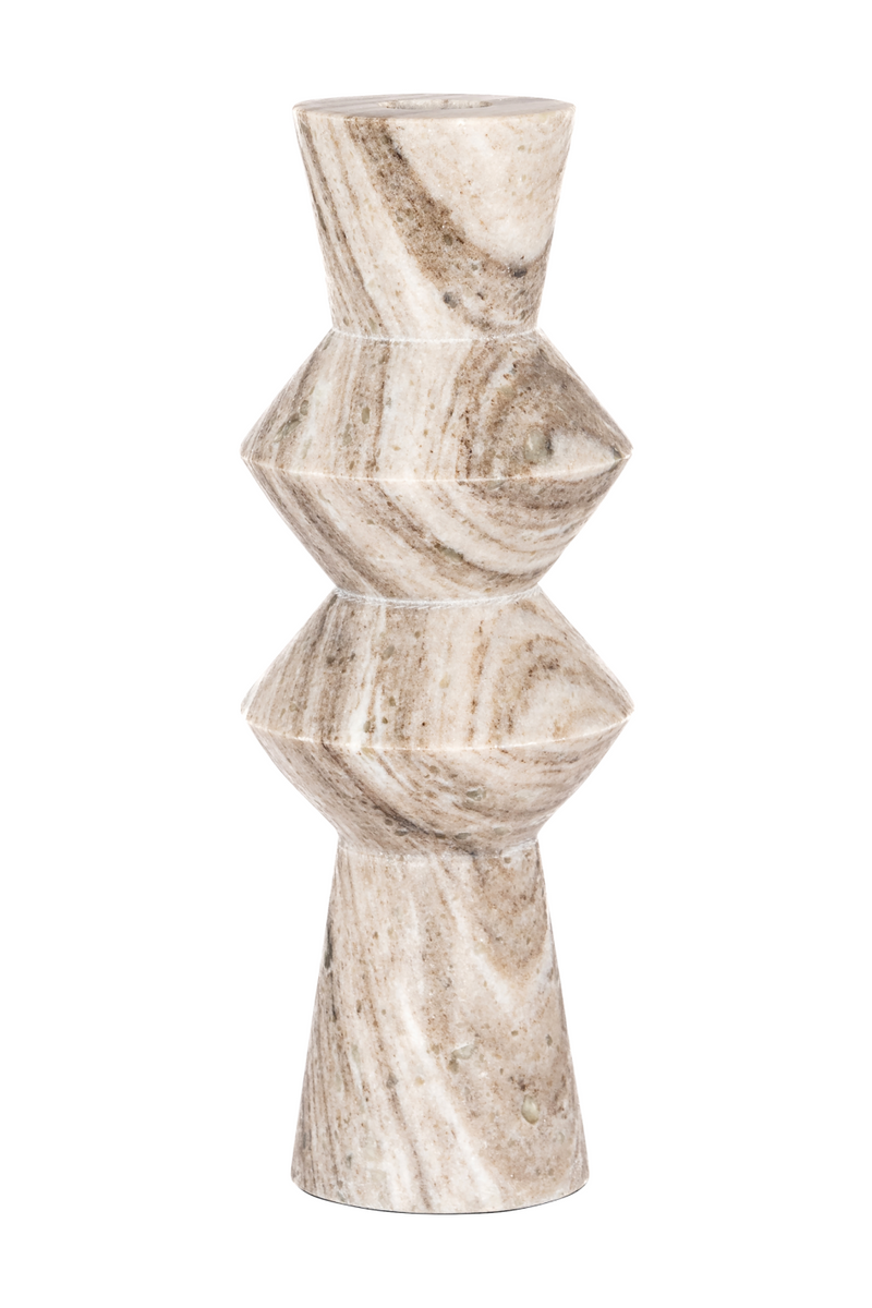 Beige Marble Vase | OROA Siem | Woodfurniture.com