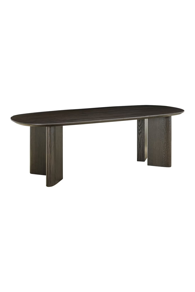 Dark Oak Dining Table | OROA Durban | Woodfurniture.com