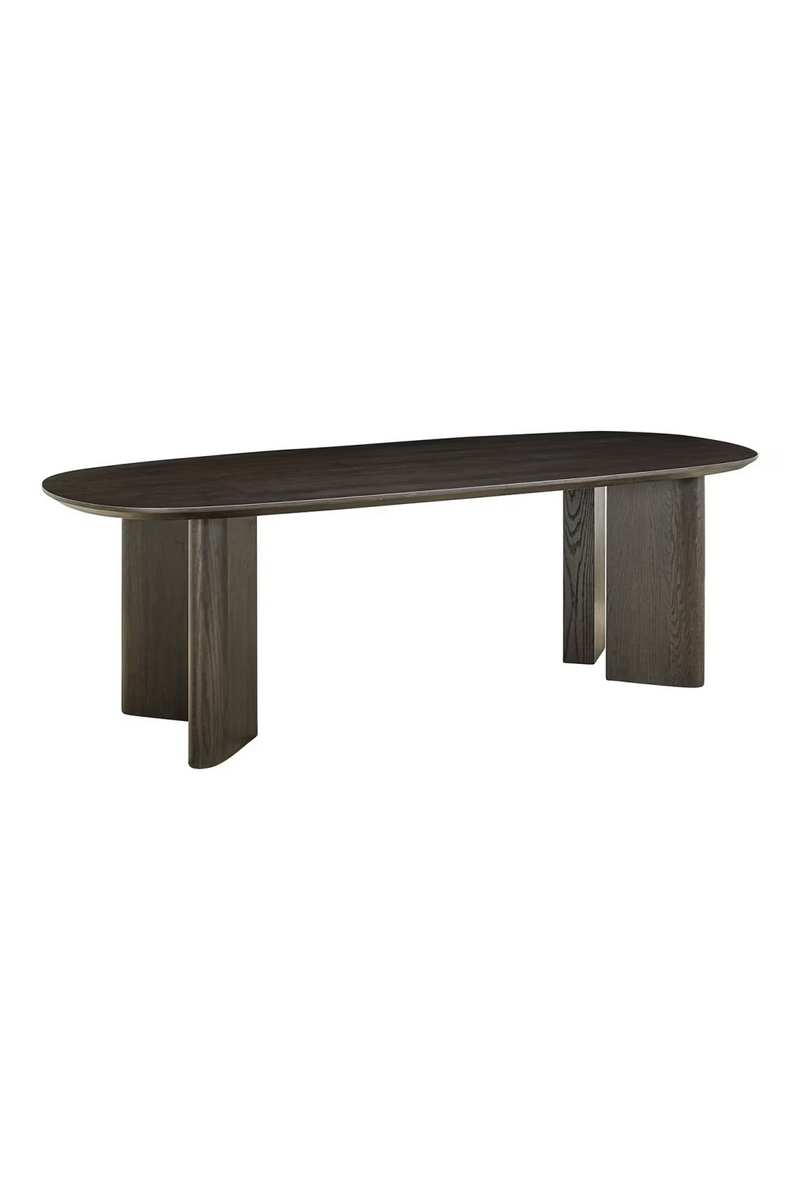 Dark Oak Dining Table | OROA Durban | Woodfurniture.com