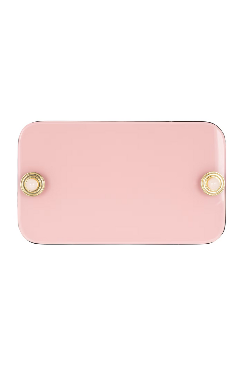 Pink Glass Tray | OROA Jalien | Woodfurniture.com