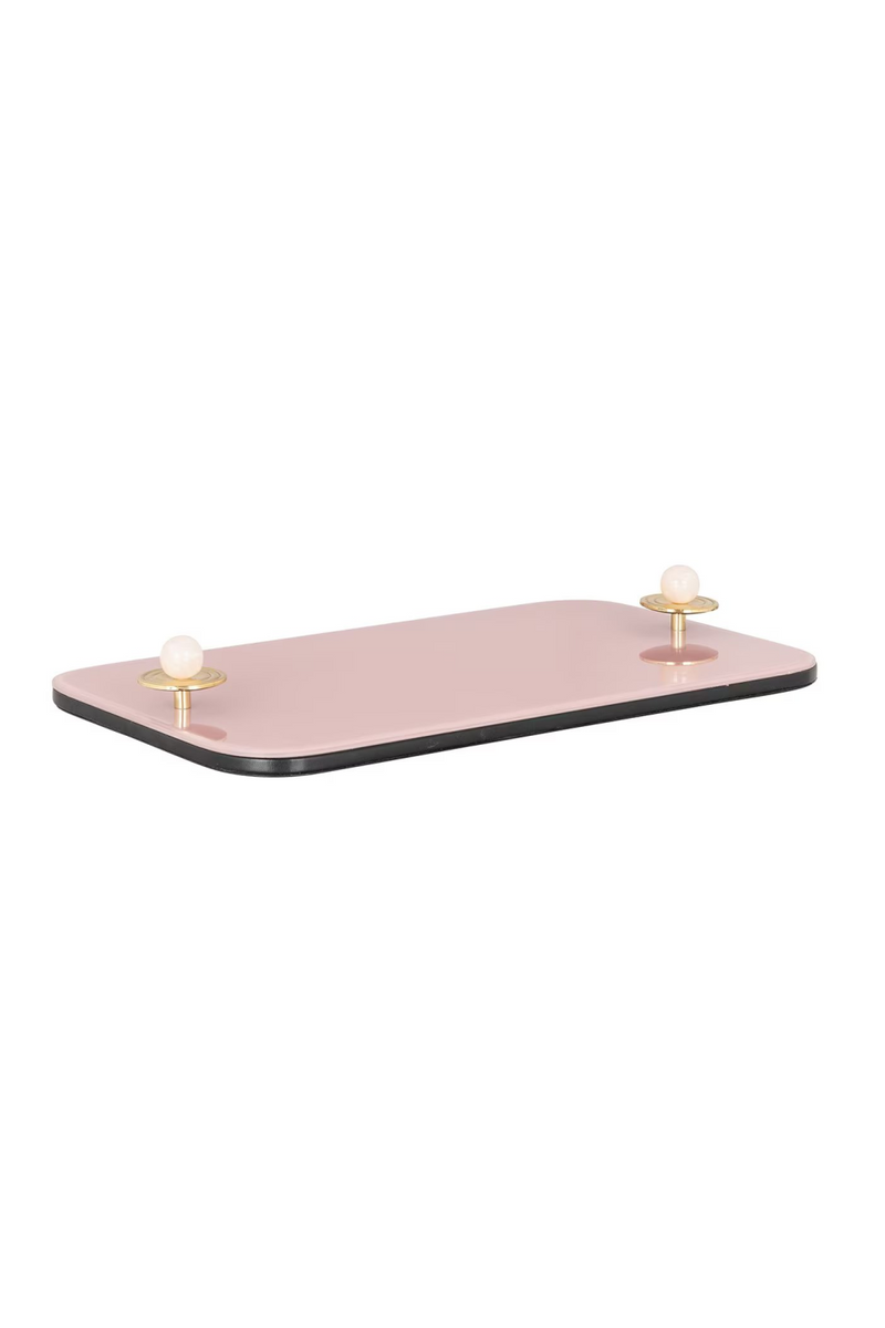 Pink Glass Tray | OROA Jalien | Woodfurniture.com