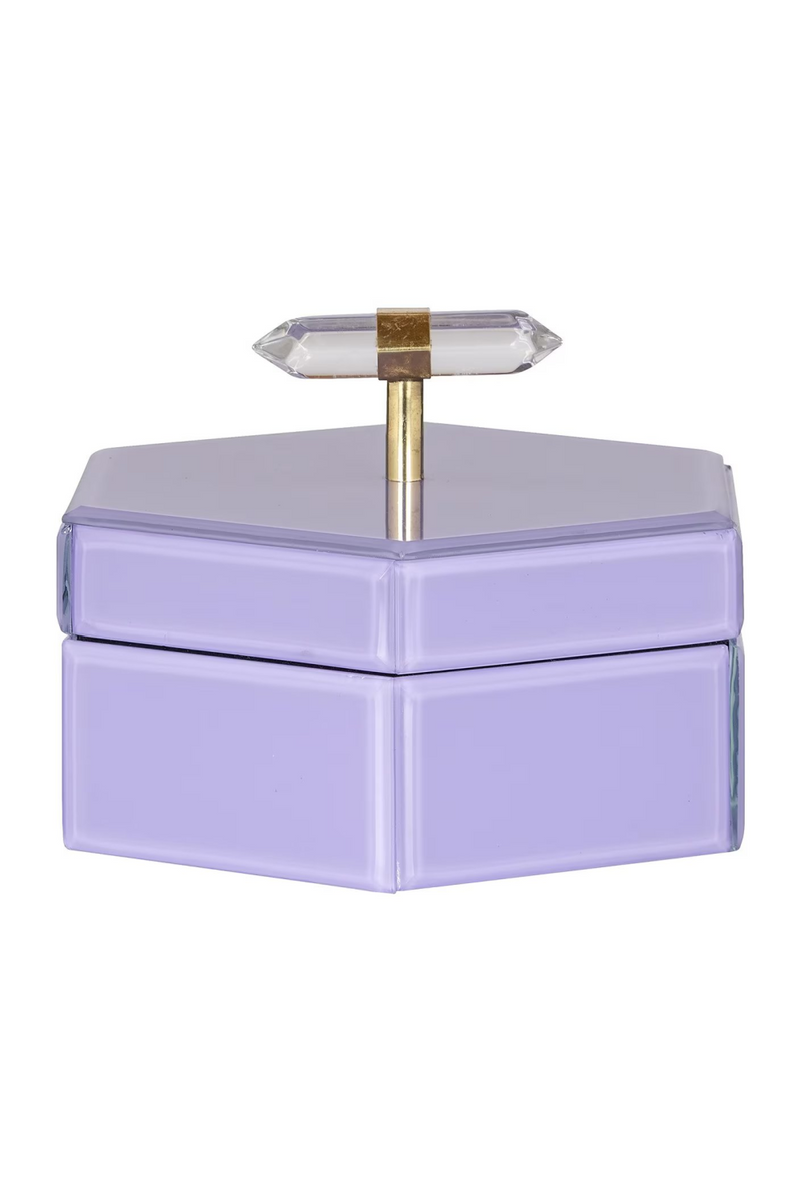 Purple Hexagon Storage Box | OROA Jutta | Woodfurniture.com