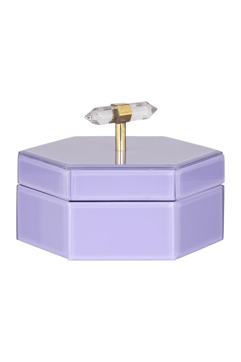 Purple Hexagon Storage Box | OROA Jutta | Woodfurniture.com