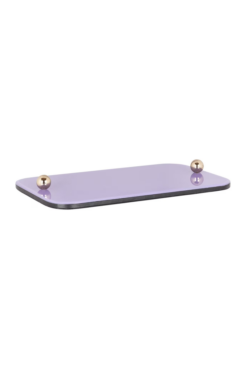 Purple Glass Tray | OROA Judy | woodfurniture.com