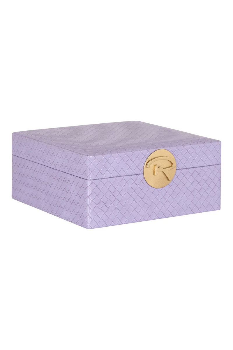 Purple Lattice Jewelry Box | OROA Joelle | Woodfurniture.com