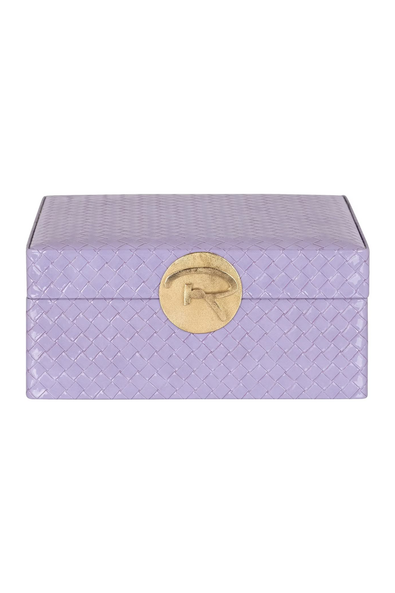 Purple Lattice Jewelry Box | OROA Joelle | Woodfurniture.com