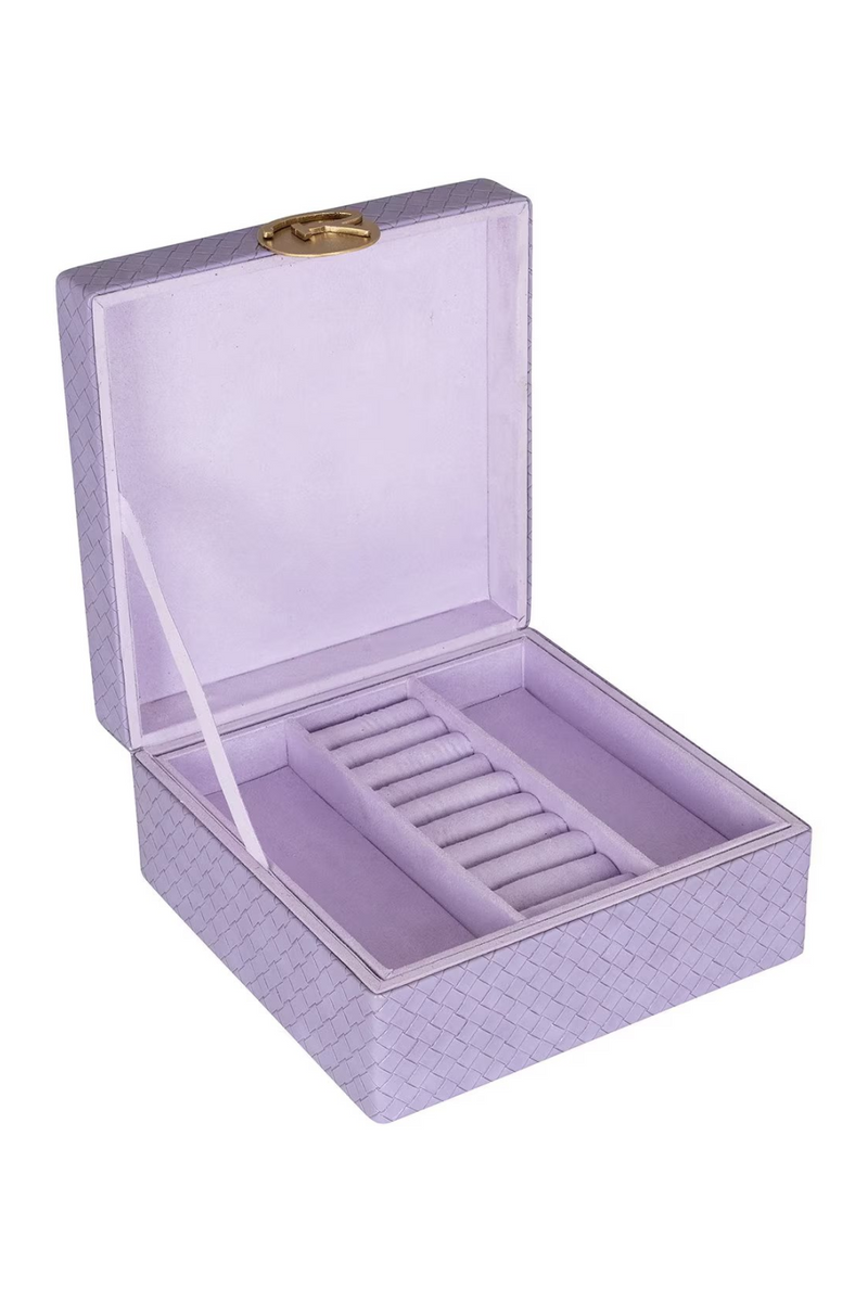 Purple Lattice Jewelry Box | OROA Joelle | Woodfurniture.com