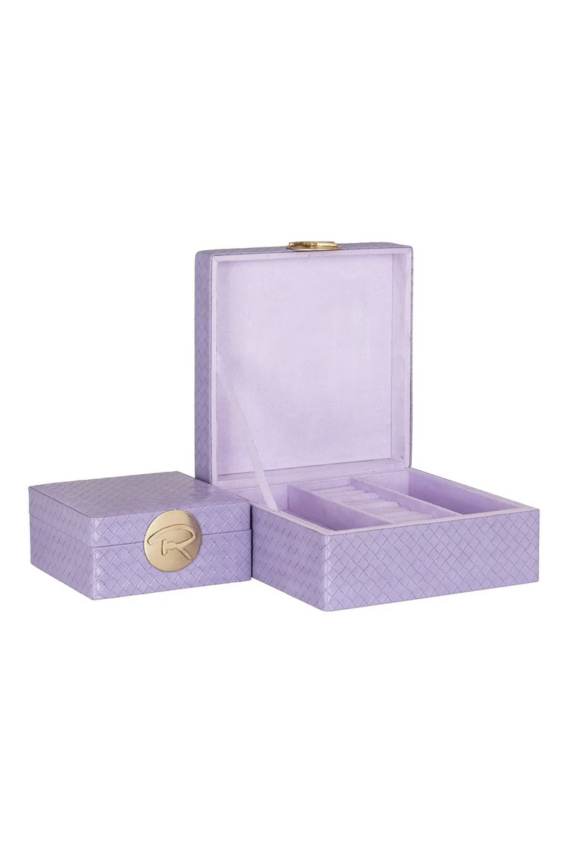 Purple Lattice Jewelry Box | OROA Joelle | Woodfurniture.com