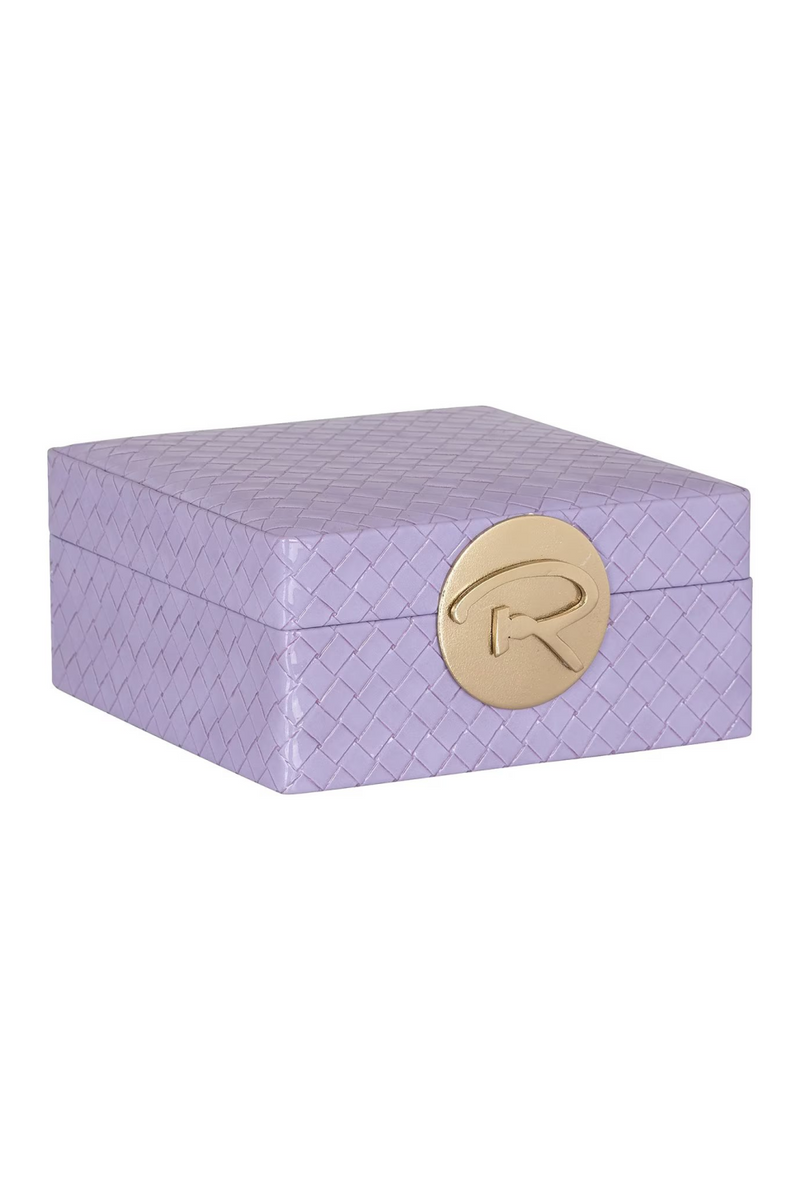 Purple Lattice Jewelry Box | OROA Joelle | Woodfurniture.com