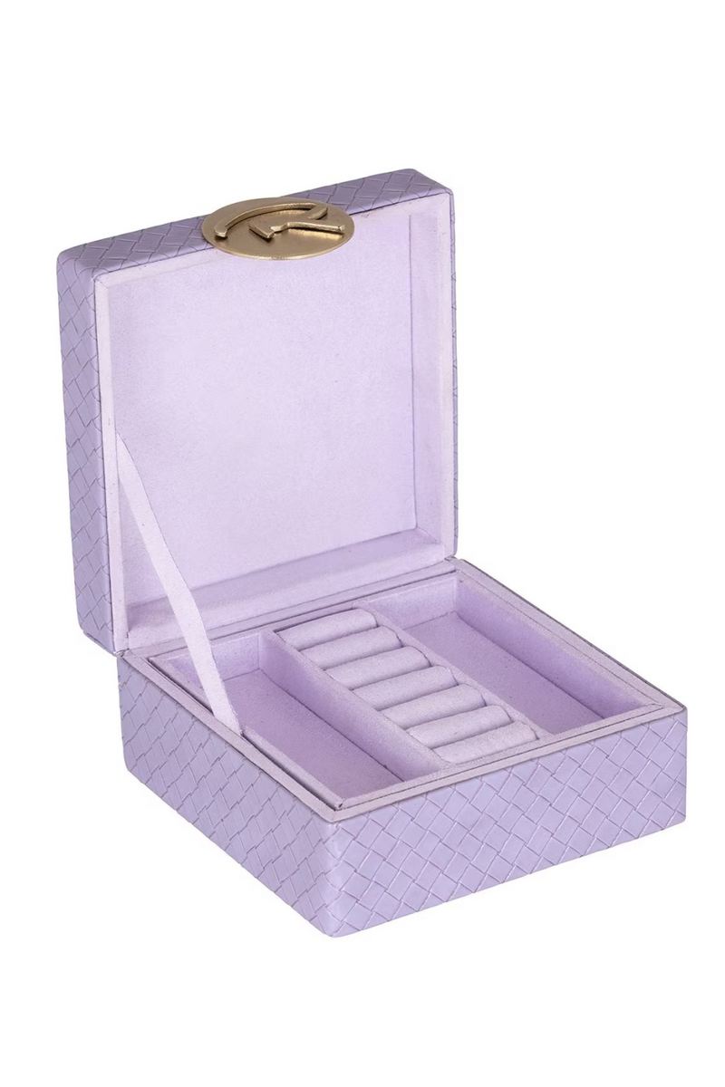 Purple Lattice Jewelry Box | OROA Joelle | Woodfurniture.com