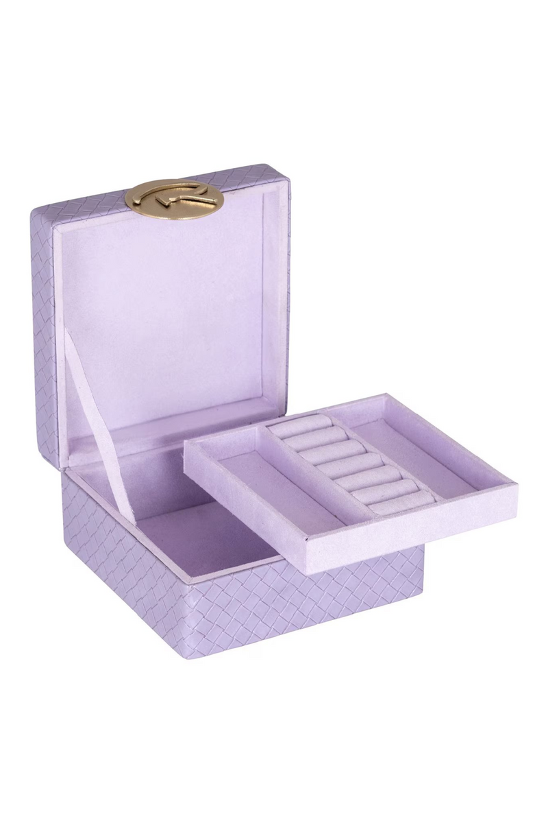 Purple Lattice Jewelry Box | OROA Joelle | Woodfurniture.com