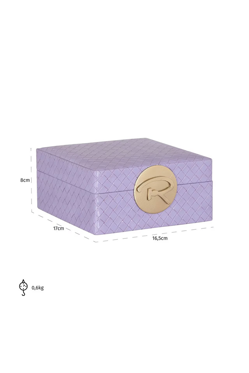 Purple Lattice Jewelry Box | OROA Joelle | Woodfurniture.com