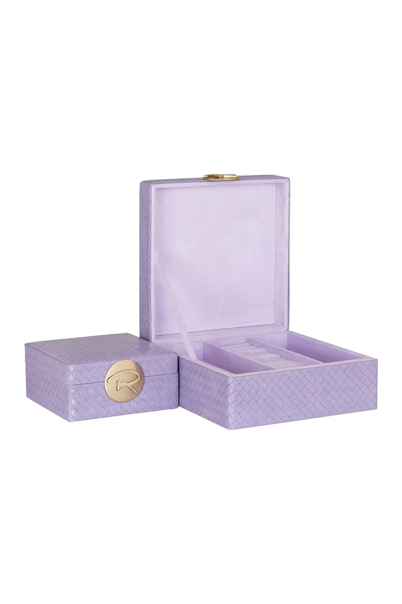 Purple Lattice Jewelry Box | OROA Joelle | Woodfurniture.com