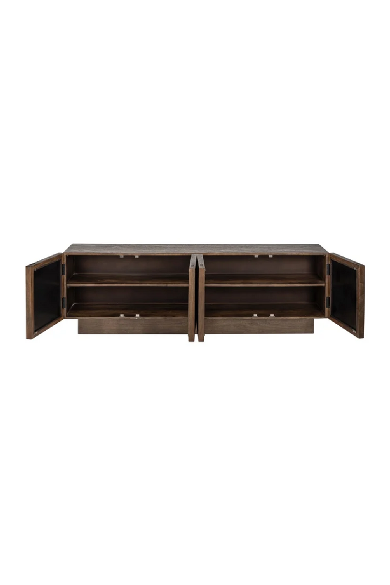 Mango Wood 4-Door TV Unit | OROA Bryant | Woodfurniture.com