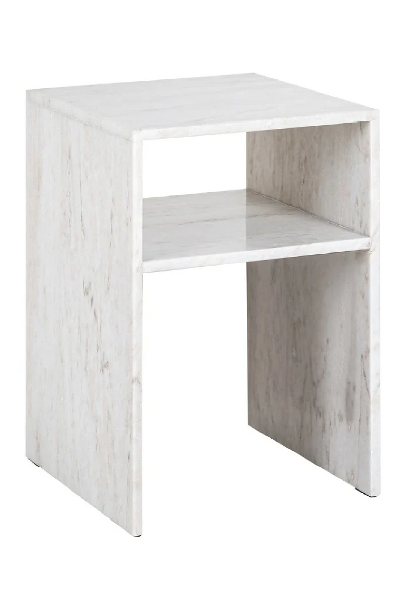 Marble Beige End Table | OROA Moran | Woodfurniture.com