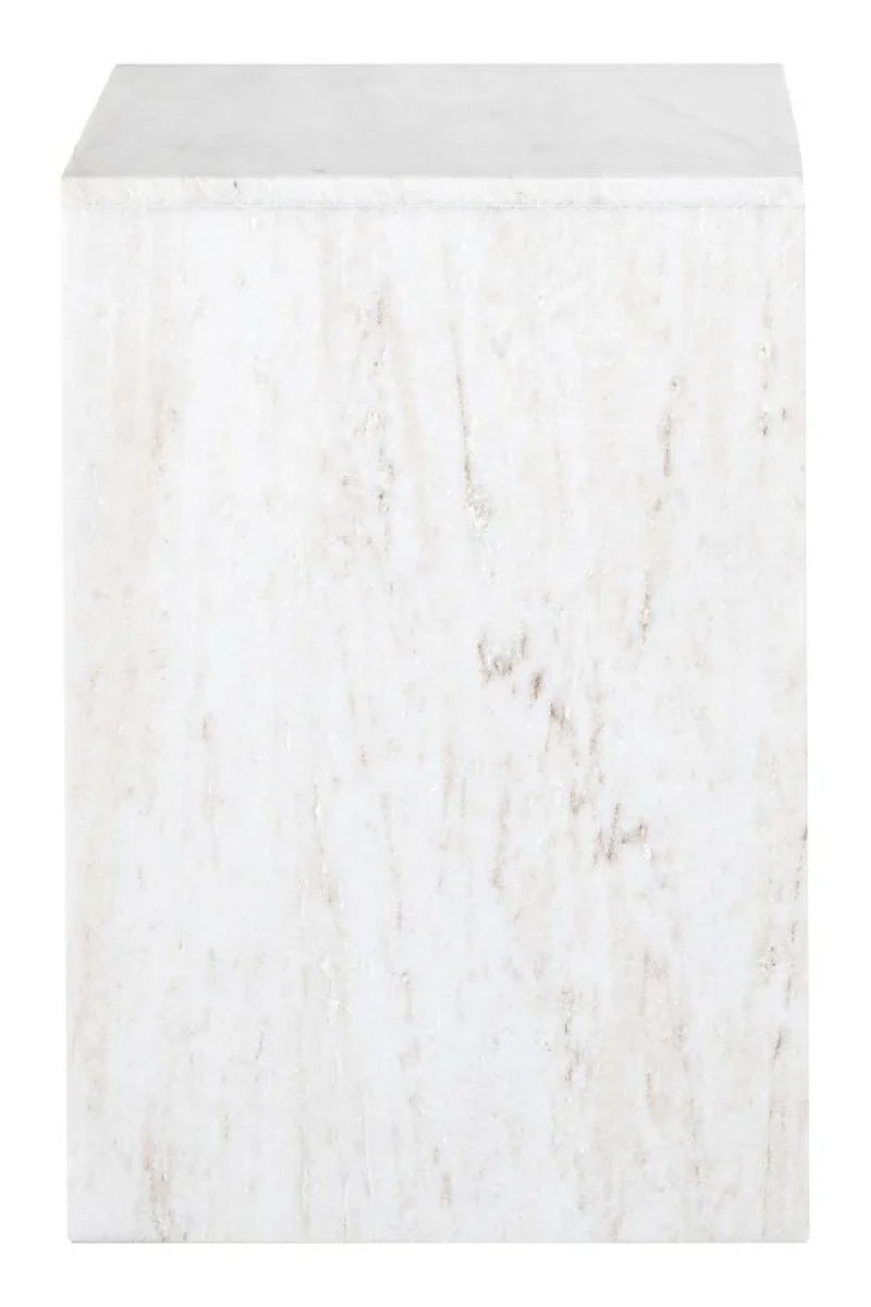 Marble Beige End Table | OROA Moran | Woodfurniture.com