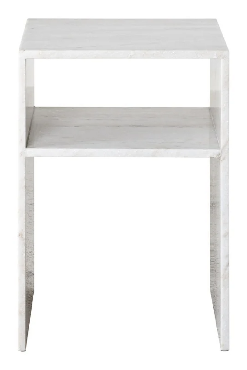 Marble Beige End Table | OROA Moran | Woodfurniture.com