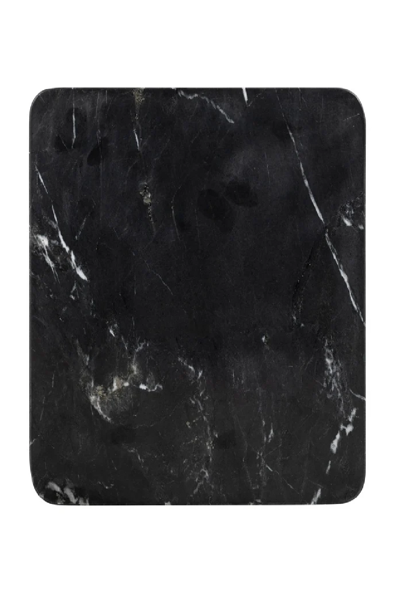 Black Marble End Table | OROA Benson | Woodfurniture.com