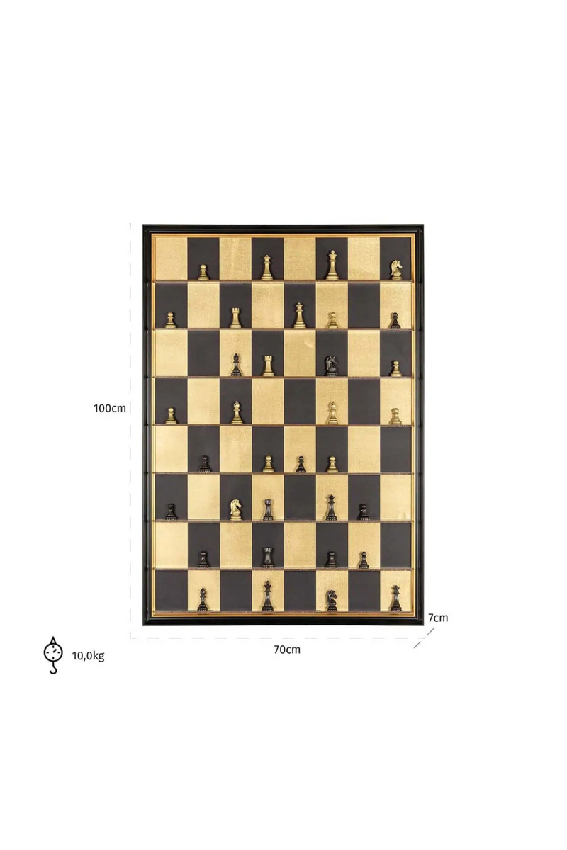 Chess Figures Wall Art | OROA Nala  | Woodfurniture.com