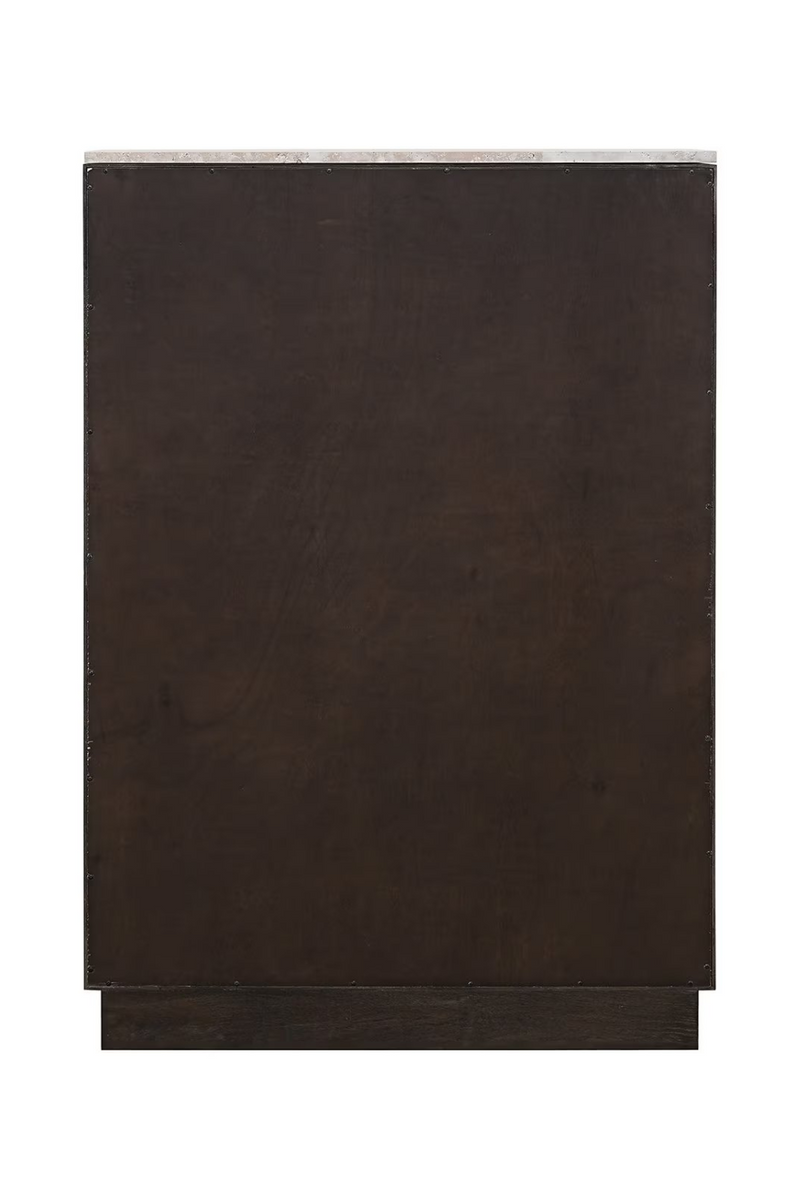 Brown Oak 2-Door Cabinet | OROA Claremont | Woodfurniture.com