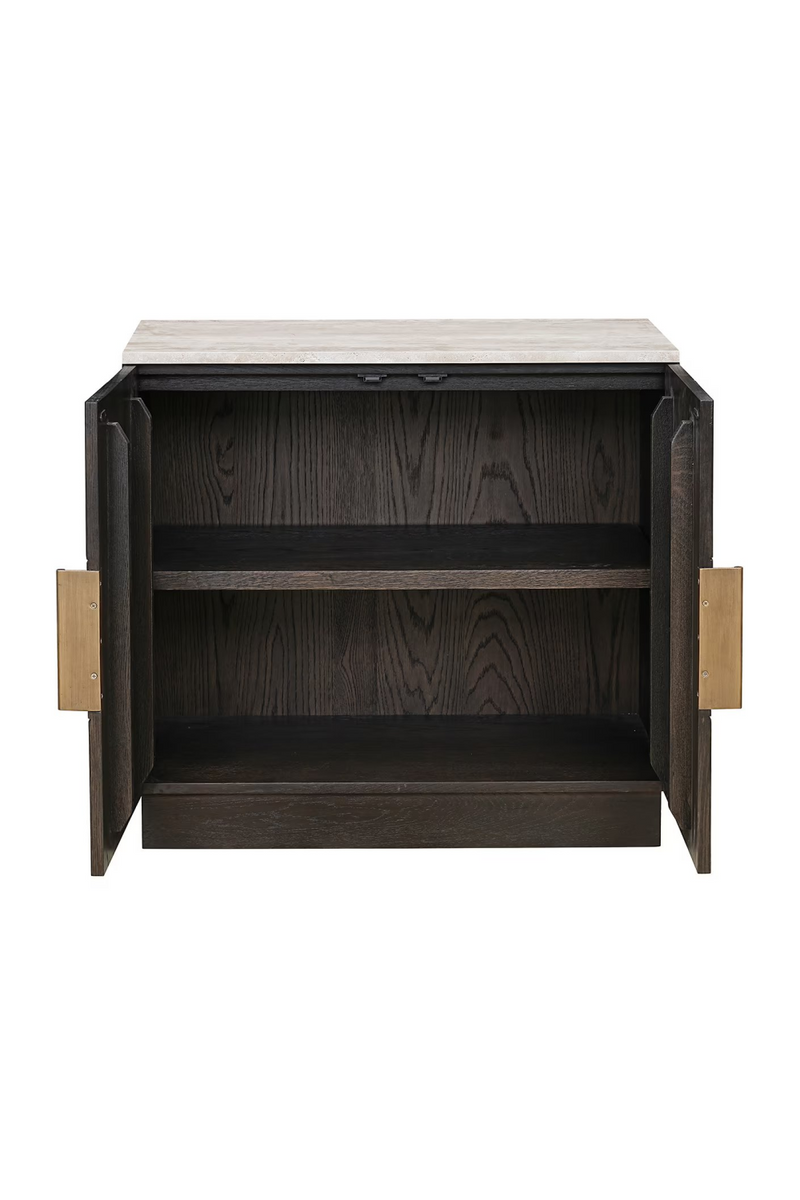 Brown Oak 2-Door Sideboard | OROA Claremont | Woodfurniture.com