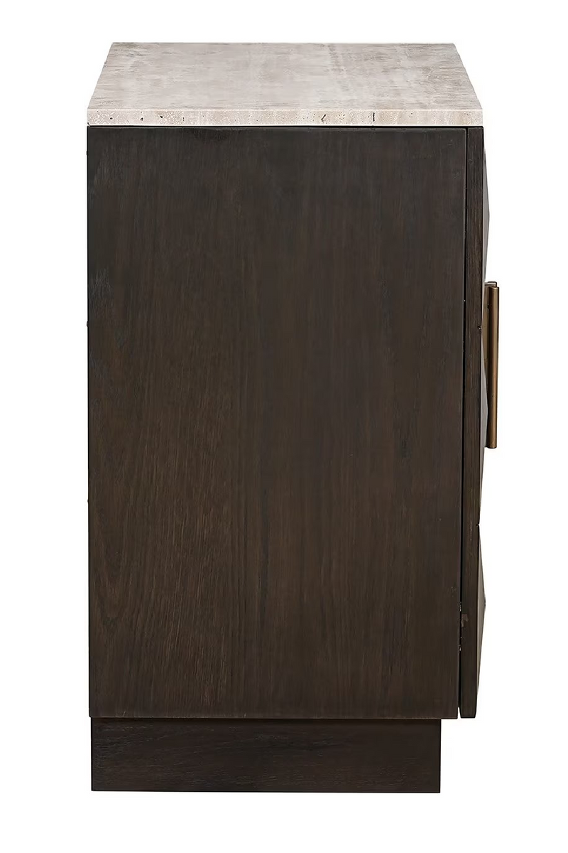 Brown Oak 2-Door Sideboard | OROA Claremont | Woodfurniture.com