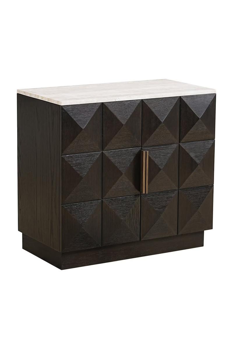 Brown Oak 2-Door Sideboard | OROA Claremont | Woodfurniture.com