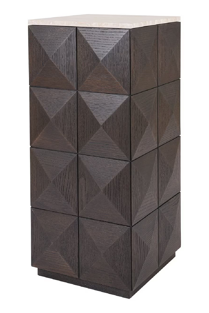 Brown Oak Column | OROA Claremont | Woodfurniture.com