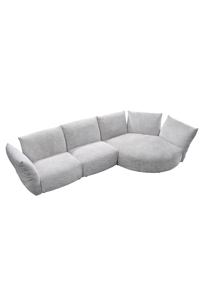 Cream Upholstered Sofa | OROA Loyd | | Woodfurniture.com