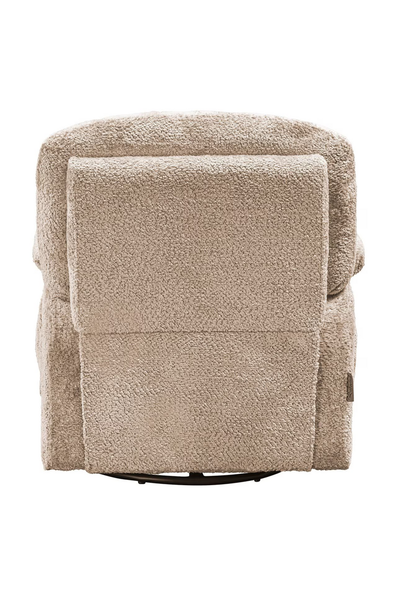 Beige Kids Swivel Chair | OROA Mickey  | Woodfurniture.com