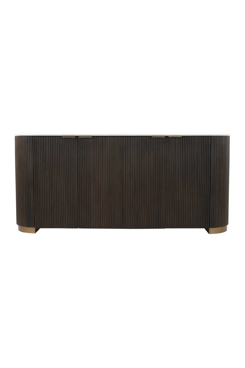 Brown Wooden 2-Door Sideboard | OROA Mayfield | Woodfurniture.com