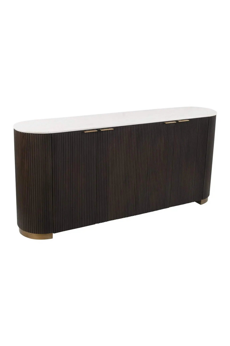 Brown Wooden 2-Door Sideboard | OROA Mayfield | Woodfurniture.com