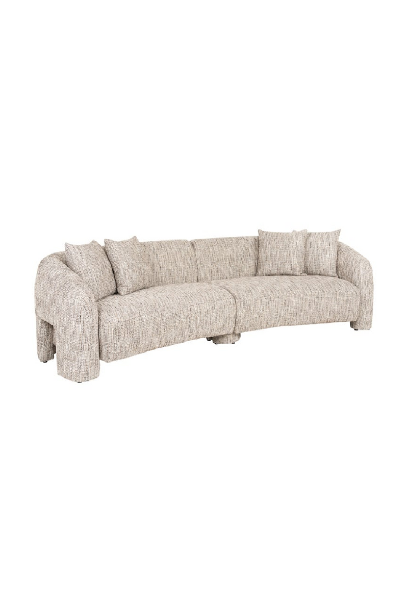 Upholstered Cotton Sofa | OROA Milania | Woodfurniture.com