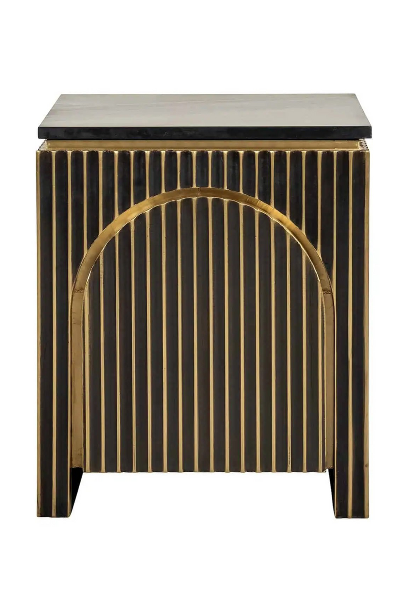 Arched 1-Door Nightstand | OROA  Les Arcs | Woodfurniture.com