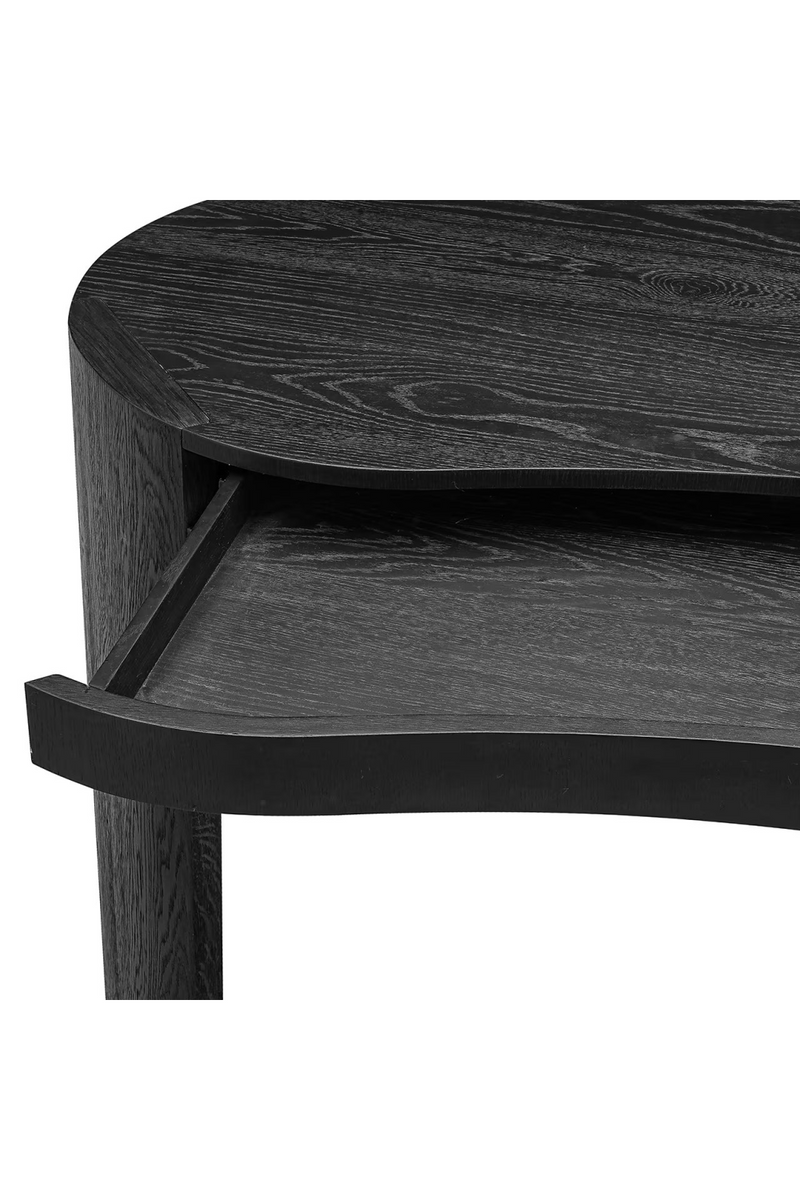 Black Organic Shape Desk | OROA Navarino | Woodfurniture.com